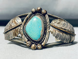 Classic Vintage Native American Navajo Royston Turquoise Sterling Silver Bracelet-Nativo Arts