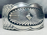 Love Of Conchos!! Vintage Native American Navajo Sterling Silver Bracelet Earrings-Nativo Arts