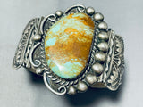 The Best Vintage Native American Navajo Al Cleveland Royston Turquoise Sterling Silver Bracelet-Nativo Arts