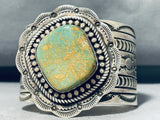 125 Gram Native American Navajo Royston Turquoise Sterling Silver Signed Bracelet-Nativo Arts