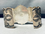 One Of The Best Vintage Native American Navajo Royston Turquoise Sterling Silver Bracelet-Nativo Arts