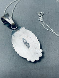 Important Vintage Native American Navajo Royston Turquoise Sterling Silver Necklace