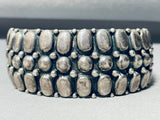 One Of The Best Ever Repoussed Sterling Silver Bracelet-Nativo Arts