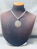 One Of The Best Vintage Native American Hopi Channel Sterling Silver Necklace-Nativo Arts