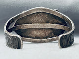 One Of The Best Early Agate Sterling Silver Native American Navajo Bracelet-Nativo Arts