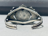 One Of The Most Unique Vintage Native American Navajo Royston Turquoise Sterling Silver Bracelet-Nativo Arts
