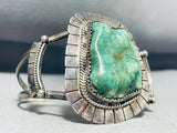 Gasp! Vintage Native American Navajo Royston Turquoise Sterling Silver Bracelet-Nativo Arts