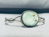 Impressive Vintage Native American Navajo Damale Turquoise Sterling Silver Bracelet-Nativo Arts