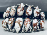 One Of The Best Ever Vintage Native American Navajo Wildhorse Agate Sterling Silver Bracelet-Nativo Arts