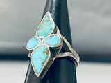 Special Vintage Native American Navajo Royston Turquoise Sterling Silver Ring-Nativo Arts
