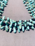 133 Grams Vintage Native American Navajo Royston Turquoise Heishi Necklace-Nativo Arts