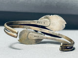 Important Lee Famous Famous Vintage Native American Navajo Sterling Silver Bracelet-Nativo Arts