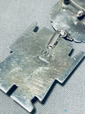 Unbelievable Vintage Native American Navajo Sterling Silver Kachina Pendant/ Pin-Nativo Arts
