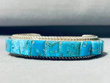 7 Inch Wrist Turquoise Sterling Silver Bracelet-Nativo Arts