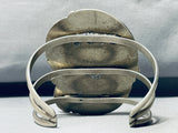 One Of The Best Ever Vintage Native American Navajo Petrified Wood Sterling Silver Bracelet Old-Nativo Arts