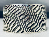 Gasp! Revolving Handmade Silver Work Sterling Native American Navajo Bracelet-Nativo Arts