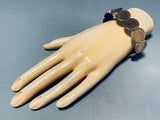 Jaw-dropping Native American Navajo #8 Turquoise Mine & Indian Head Pennies Bracelet-Nativo Arts