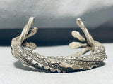 Tree Roots!! Vintage Native American Sterling Silver Bracelet-Nativo Arts
