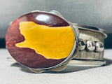 Mookaite Stone!! Very Rare Vintage Native American Navajo Sterling Silver Bracelet-Nativo Arts