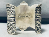 Special Native American Navajo Spiderweb Turquoise Sterling Silver Bracelet-Nativo Arts