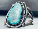 Museum Vintage Native American Navajo Morenci Turquoise Sterling Silver Bracelet-Nativo Arts