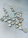 The Best Vintage Native American Navajo Royston Turquoise Sterling Silver Necklace - Grand!-Nativo Arts
