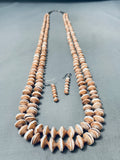 102 Grams Vintage Native American Navajo Sterling Silver Necklace-Nativo Arts