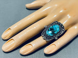 Very Old Vintage Native American Navajo Sterling Silver Ring Old-Nativo Arts