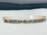 Brilliant Vintage Native American Navajo Sterling Silver Kokopelli Bracelet-Nativo Arts