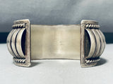 Newsworthy Vintage Native American Navajo Signed T.curtis Sterling Silver Bracelet-Nativo Arts