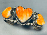 I Heart The Ocean Vintage Native American Navajo Sterling Silver Bracelet-Nativo Arts