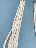 Native American 232 Grams Vintage Santo Domingo Heishi Shell Turquoise Necklace-Nativo Arts