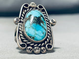 Very Old Vintage Native American Navajo Sterling Silver Ring Old-Nativo Arts