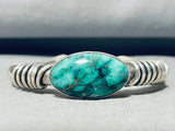 The Best Vintage Orville Tsinnie Carico Lake Turquoise Sterling Silver Bracelet-Nativo Arts