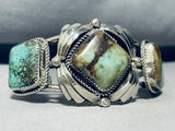 Respect Receiving Vintage Native American Navajo Royston Turquoise Sterling Silver Bracelet-Nativo Arts