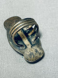 Special Vintage Native American Navajo Royston Turquoise Sterling Silver Ring-Nativo Arts
