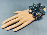 The Best Vintage Native American Navajo Labradorite Sterling Silver Bracelet-Nativo Arts