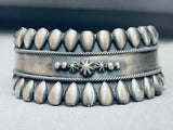 The Best Vintage Native American Navajo Teardrop Sterling Silver Shell Bracelet Cuff-Nativo Arts