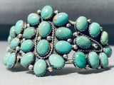 Important Arviso Vintage Native American Navajo Royston Turquoise Sterling Silver Bracelet-Nativo Arts