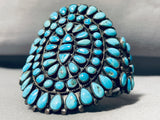 Important Victor Moses Begay Vintage Native American Navajo Turquoise Sterling Silver Bracelet-Nativo Arts