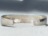 Vintage Native American Navajo Sterling Silver Bracelet