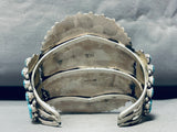 Betsy Begay Nez Vintage Native American Navajo Sterling Silver Bracelet Cuff-Nativo Arts
