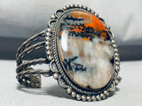 Hand Woven Ropes Vintage Native American Navajo Petrified Wood Sterling Silver Bracelet-Nativo Arts