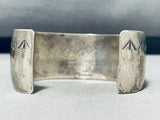 Native American Marvelous Vintage Hopi Sterling Silver Bracelet-Nativo Arts