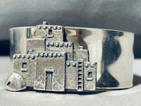 Benny Chavez Pueblo Vintage Native American Navajo Sterling Silver Bracelet-Nativo Arts