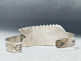 One Of The Most Unique Arrow Vintage Native American Navajo Sterling Silver Bracelet-Nativo Arts