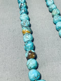 Sparkling Vintage Native American Navajo Turquoise Gumballs Sterling Silver Necklace-Nativo Arts