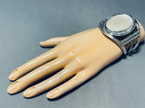One Of The Best Ever Vintage Native American Navajo Pearl Sterling Silver Bracelet-Nativo Arts