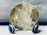 One Of The Biggest Vintage Lapis Sterling Silver Southwest Bracelet-Nativo Arts