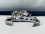 School Of Fish!! Vintage Sterling Silver Detailed Bracelet Cuff-Nativo Arts